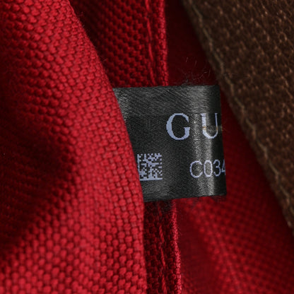 Gucci GG Supreme Monogram Textured Dollar Calfskin Retro Interlocking G Flap Messenger Bag Beige Ebony New Acero 8 of 11