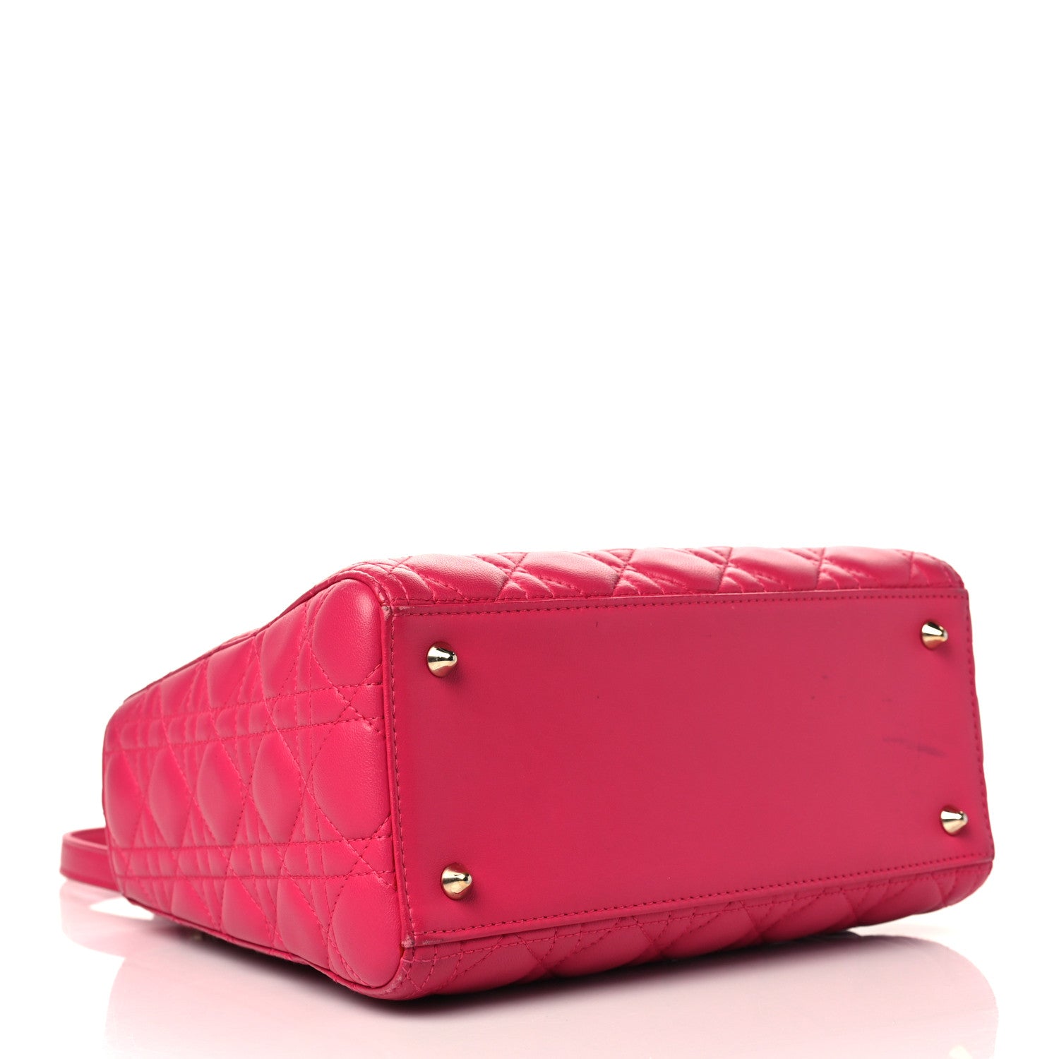 Christian Dior Lambskin Cannage Medium Lady Dior Pink 4 of 10