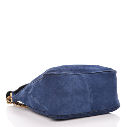 Celine Suede Medium Gourmette Ocean Blue 4 of 8