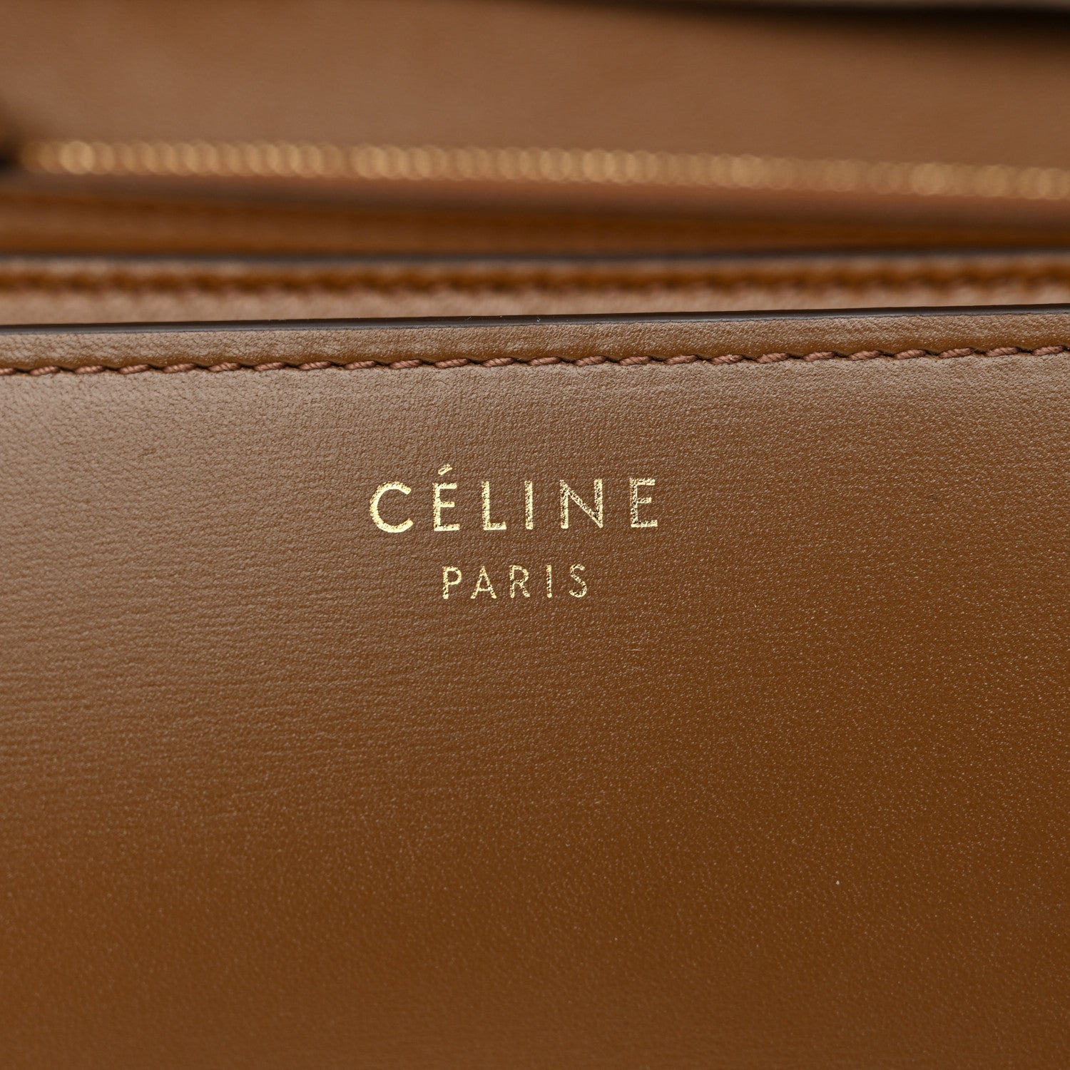 Celine Box Calfskin Medium Classic Box Flap Bag Camel 6 of 15