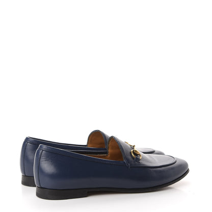 Gucci Malaga Kid Womens Jordaan Loafers 37 Blue Agata 4 of 8