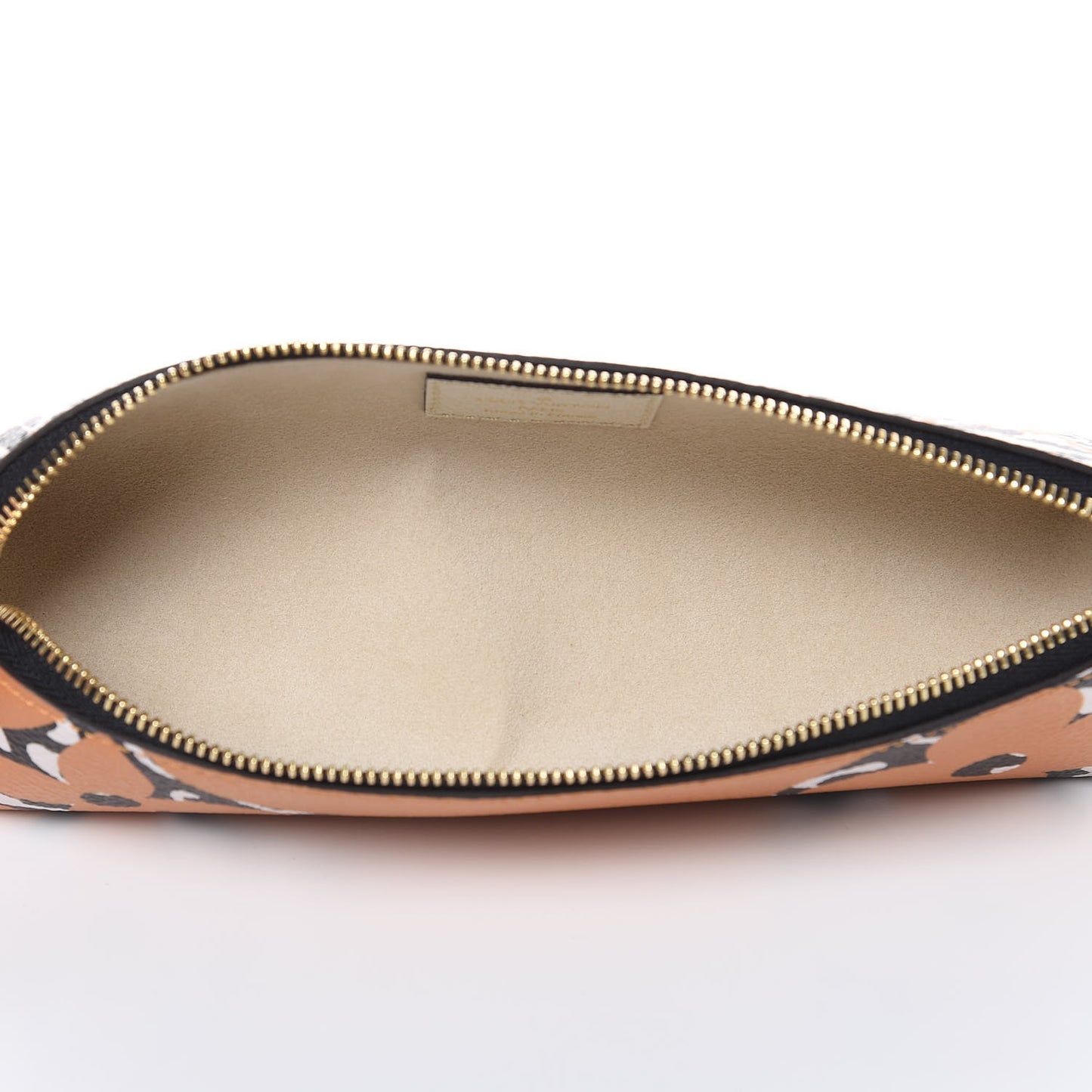 Monogram Giant Jungle Elizabeth Pencil Pouch Caramel