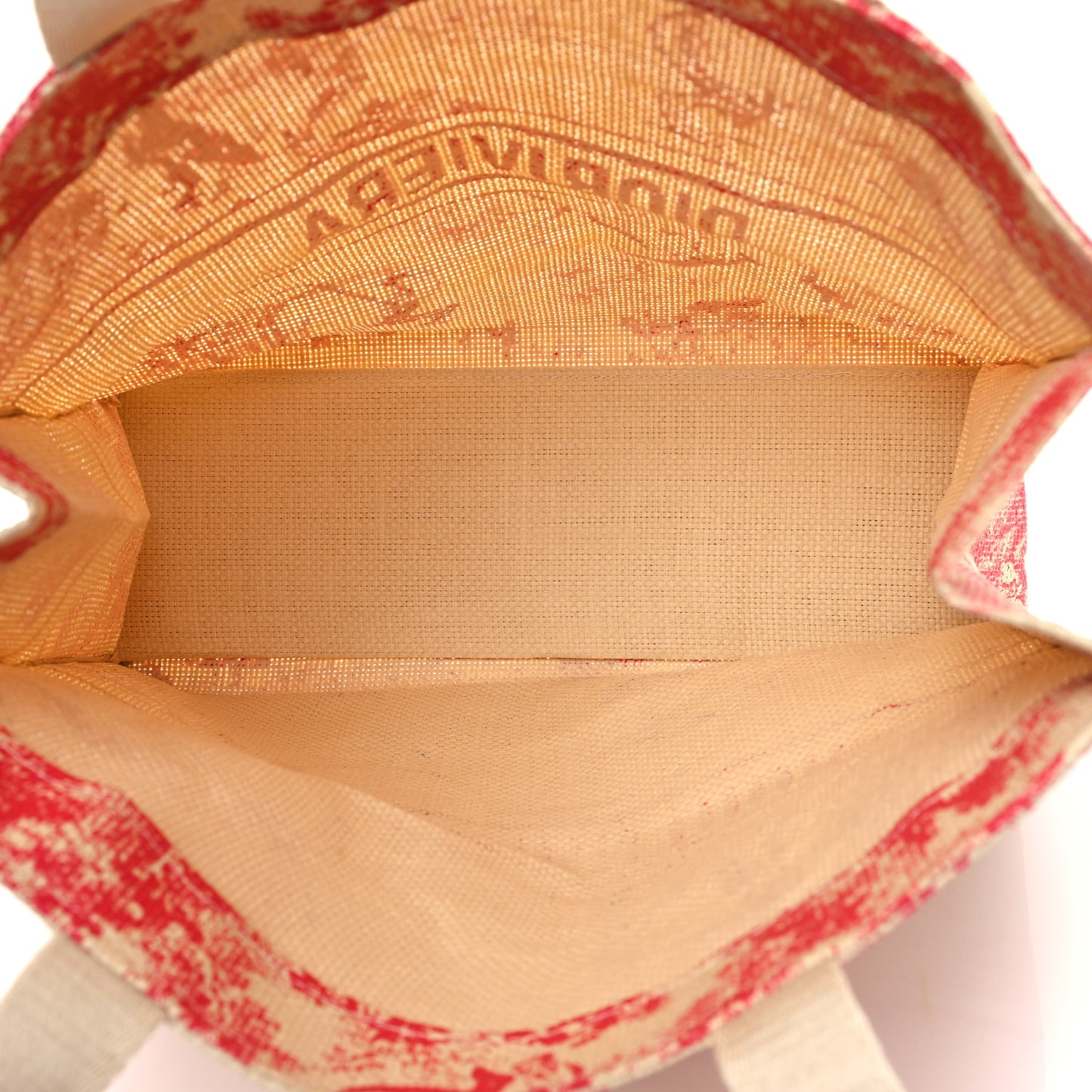 Straw Dioriviera Tote Pink