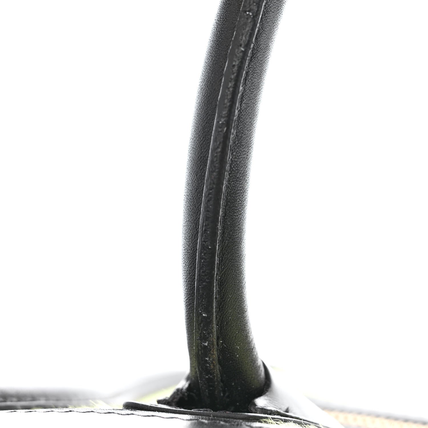 Celine Pony Hair Smooth Calfskin Micro Tri-Color Luggage Pistachio Black 12 of 12