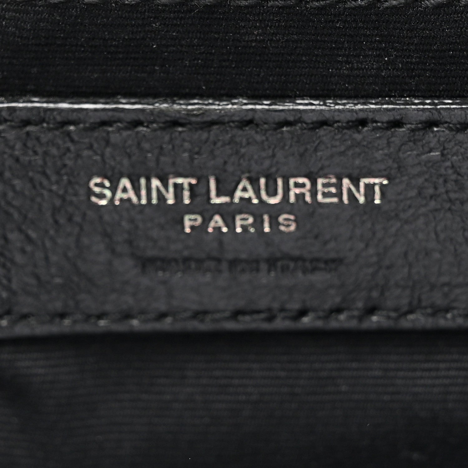 Saint Laurent Calfskin Matelasse Monogram Monochrome Lou Camera Bag Black 6 of 13