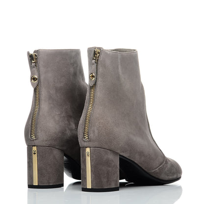 Louis Vuitton Suede Masterclass Ankle Boots 37.5 Gris 4 of 8