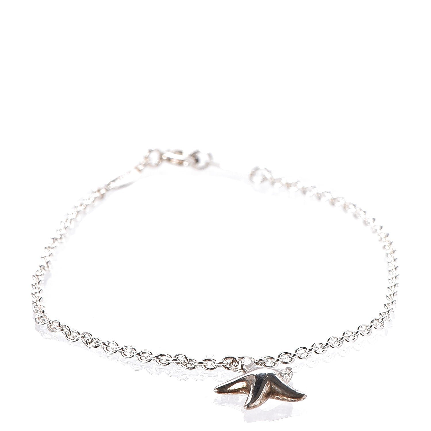Tiffany Sterling Silver Elsa Peretti Starfish Charm Bracelet 1 of 9