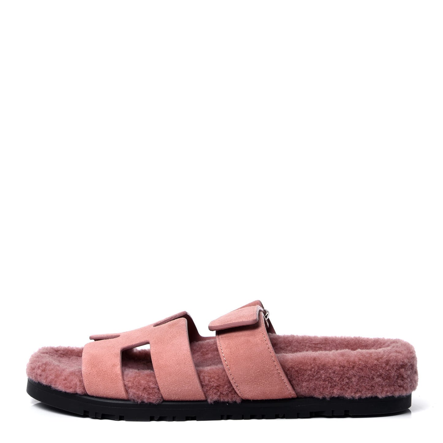 Suede Goatskin Woolskin Womens Chypre Sandals 36 Rose Aube