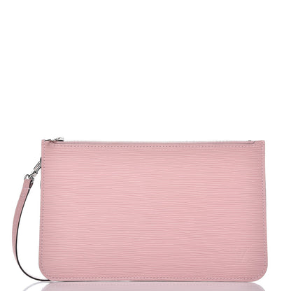 Louis Vuitton Epi Neverfull Pochette MM GM Rose Ballerine 1 of 7