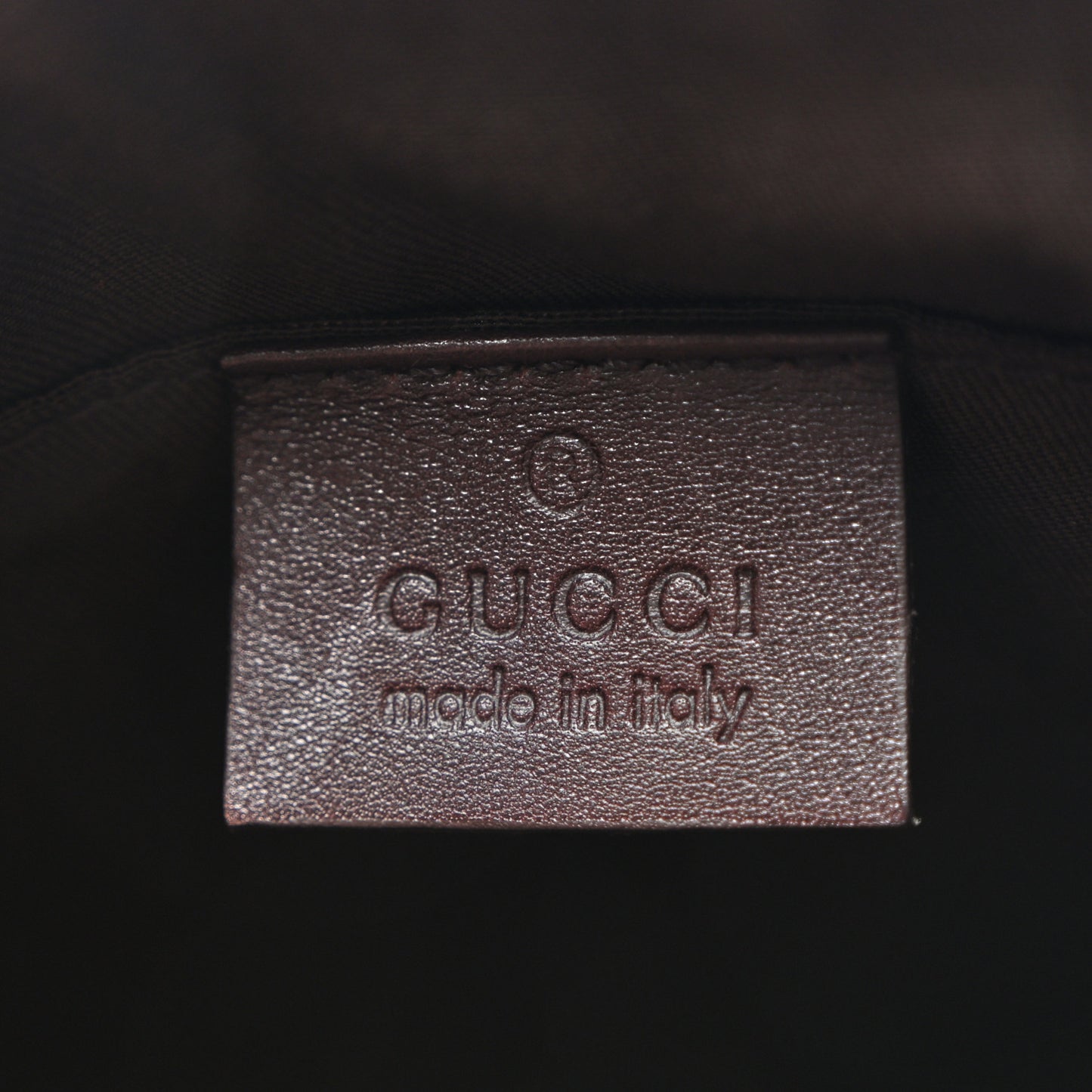 Guccissima Waist Belt Bag Dark Brown