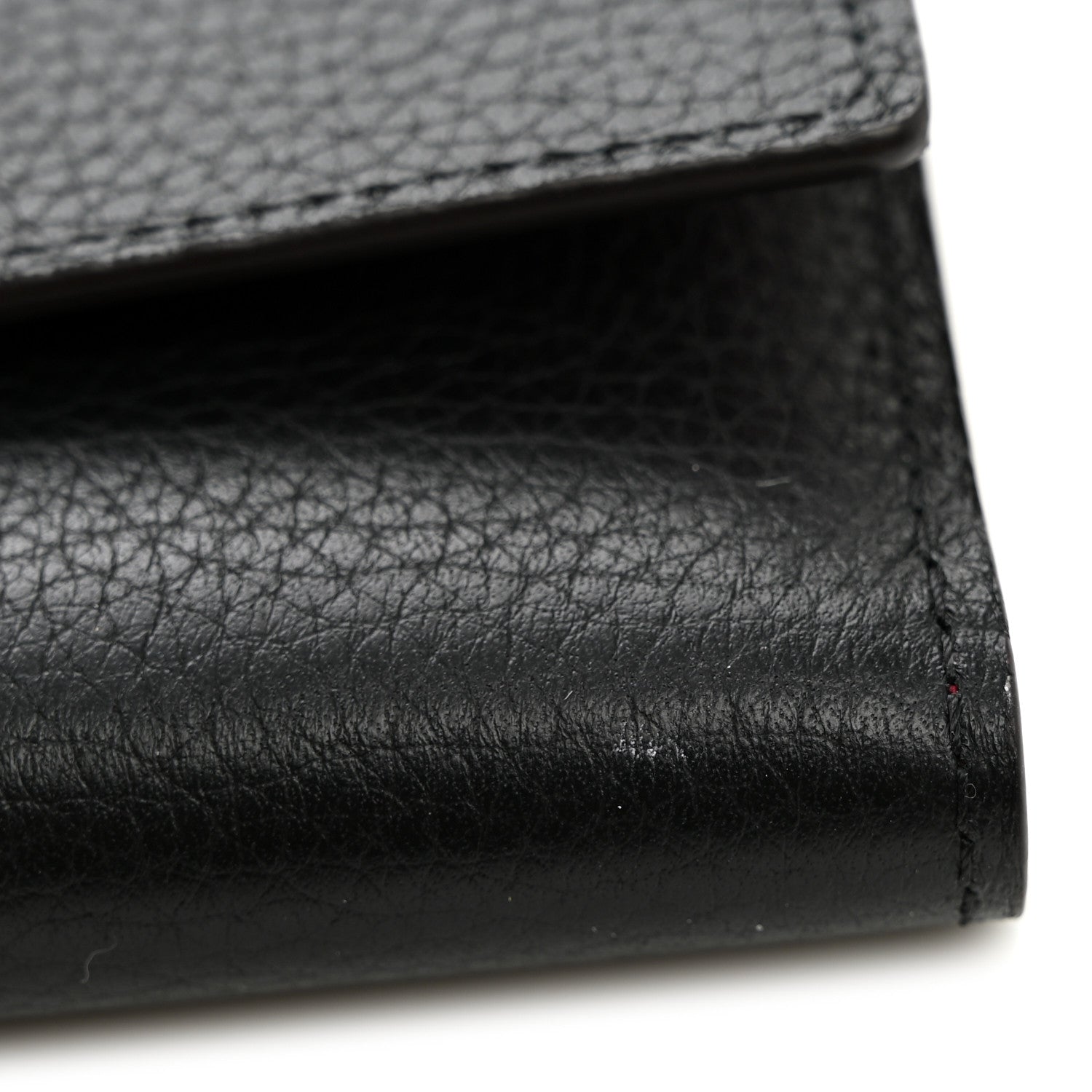 Louis Vuitton Taurillon Capucines Compact Wallet Black 7 of 7