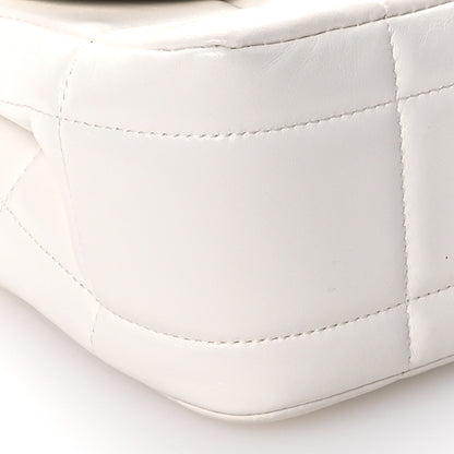 Chanel Lambskin Resin Crystal Square Quilted Monacoco Mini Square Flap White 9 of 10