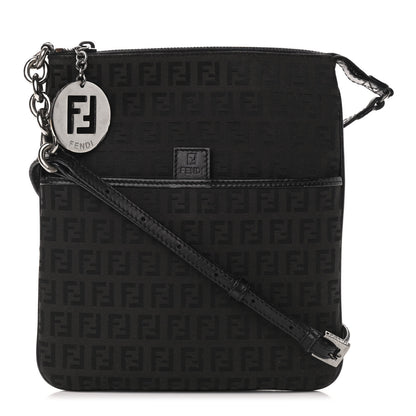 Fendi Zucchino Vitello Small Crossbody Black 1 of 10