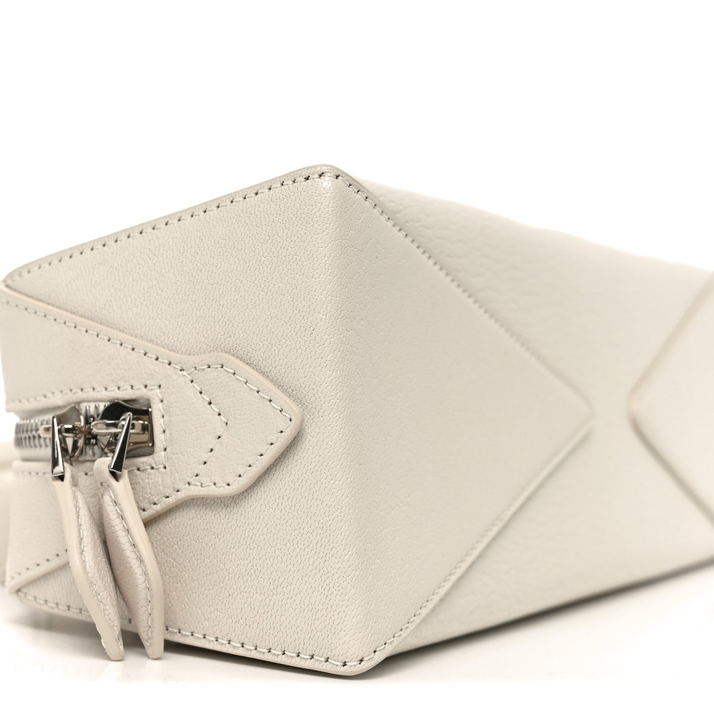 Goatskin Medium Le Teckel Bag Ivoire