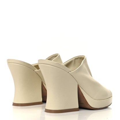 Bottega Veneta Nappa Stack Mule Sandals 37 Sea Salt 4 of 7