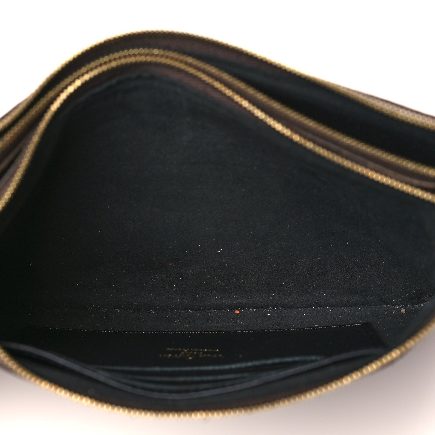Reverse Monogram Giant Double Zip Pochette