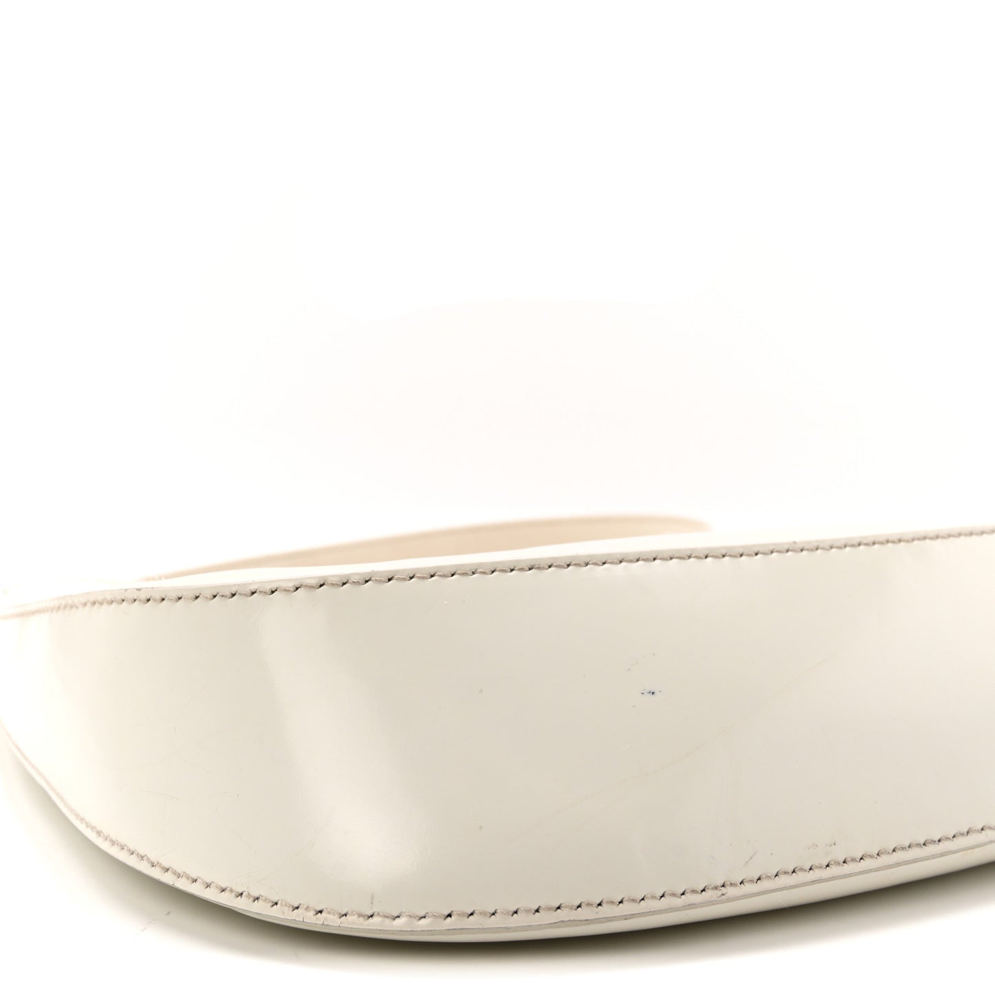Spazzolato Cleo Shoulder Bag White