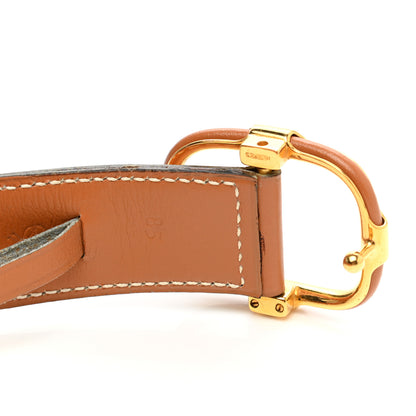 Hermes Box Belt 85 Gold 4 of 7