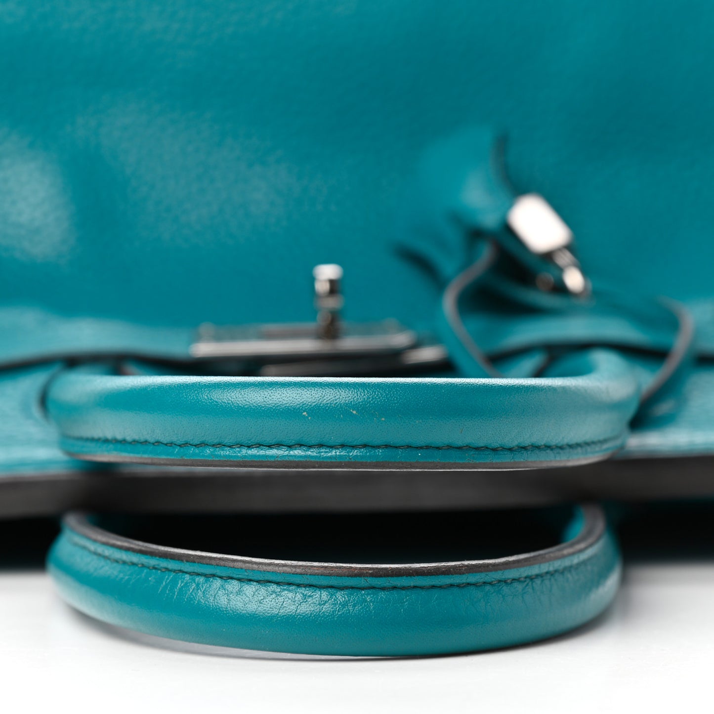 Taurillon Clemence Birkin 30 Bleu Izmir