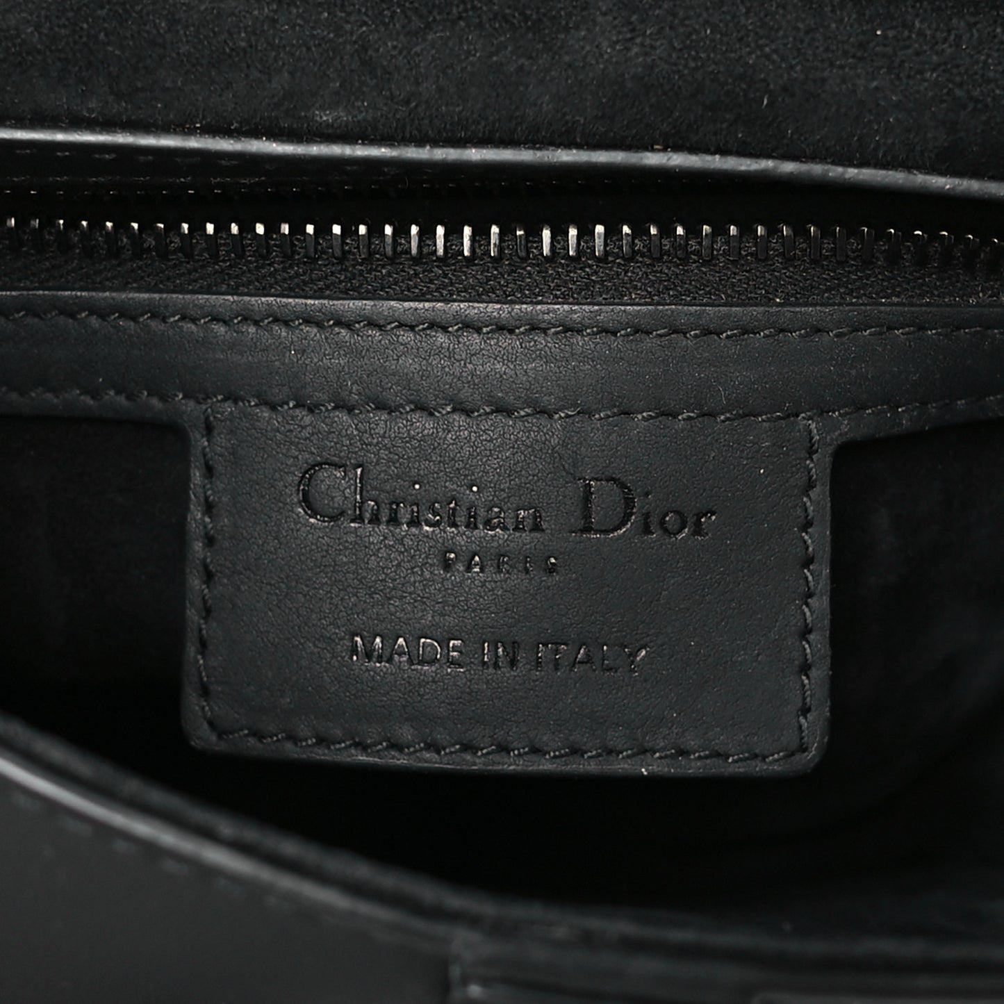 Ultra Matte Calfskin Saddle Bag With Strap Black