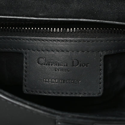 Christian Dior Ultra Matte Calfskin Saddle Bag With Strap Black 6 of 8