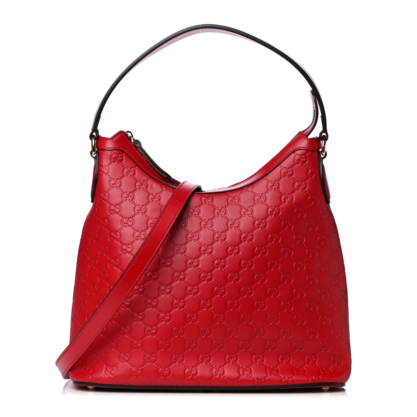 Guccissima Linea A Hobo Red