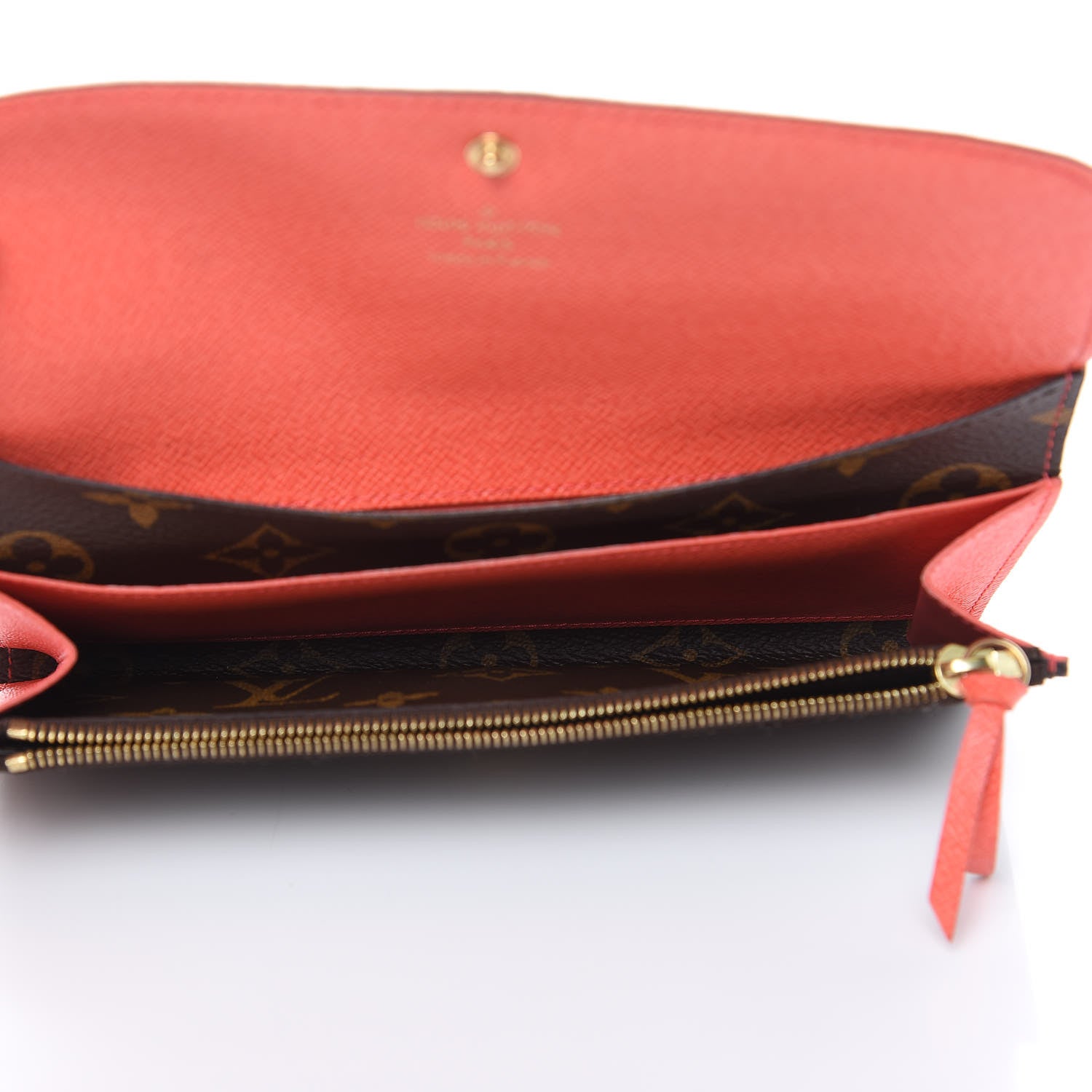 Louis Vuitton Monogram Emilie Wallet Poppy 5 of 10