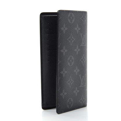 Louis Vuitton Monogram Eclipse Brazza Wallet 2 of 7