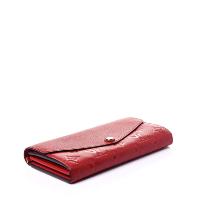 Louis Vuitton Empreinte Sarah Wallet NM Cherry 4 of 9
