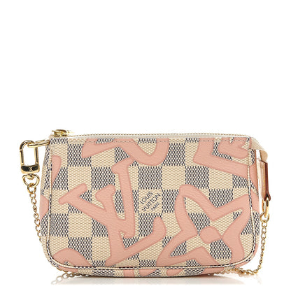 Louis Vuitton Damier Azur Tahitienne Mini Pochette Accessories 1 of 6