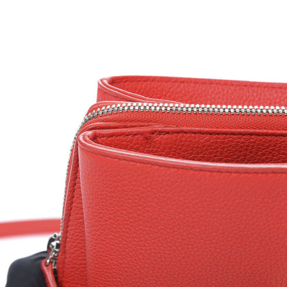Balenciaga Grained Calfskin Le Dix Mini Soft Cartable Rouge Coquelicot 8 of 10