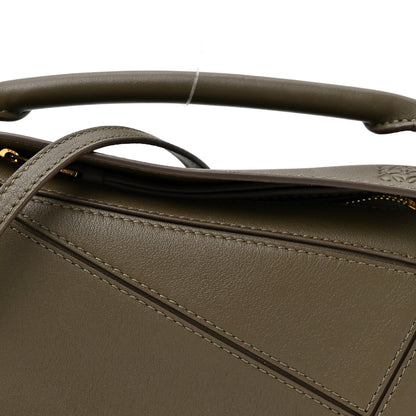 Loewe Calfskin Mini Puzzle Edge Bag Khaki Green 7 of 9