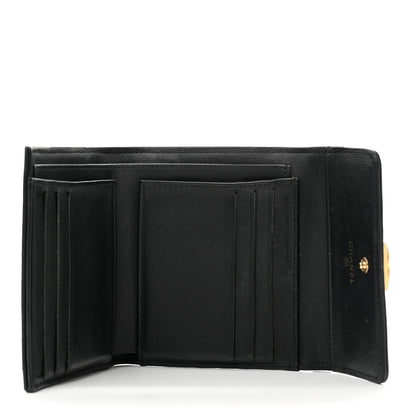 Chanel Caviar Quilted Compact Boy Wallet Black 5 of 9