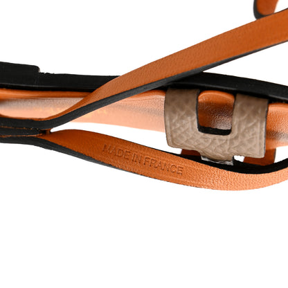 Hermes Epsom Butler Calfskin Hunter Oran Nano Bag Charm Etoupe 4 of 5