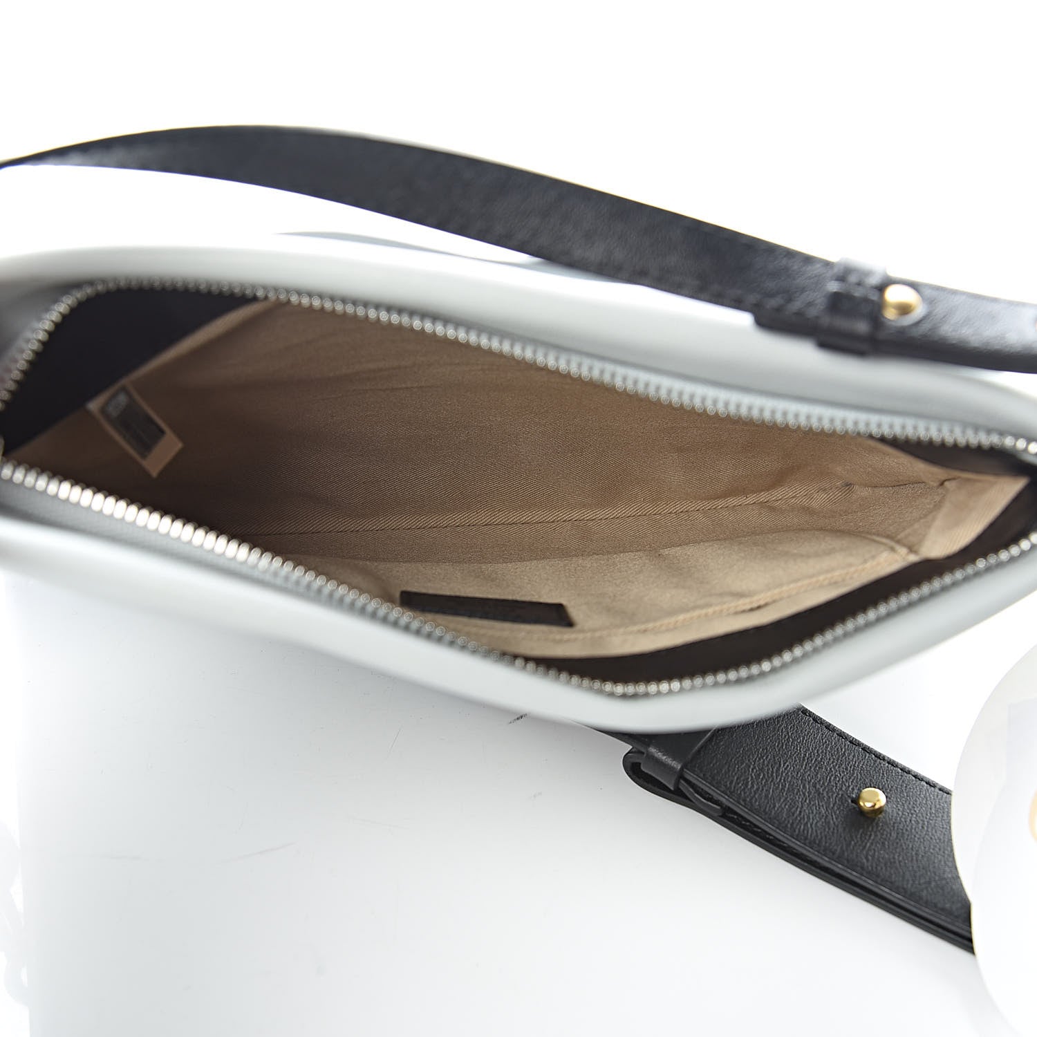 Chloe Smooth Calfskin Quilted Medium Roy Clutch Airy Grey 5 of 9