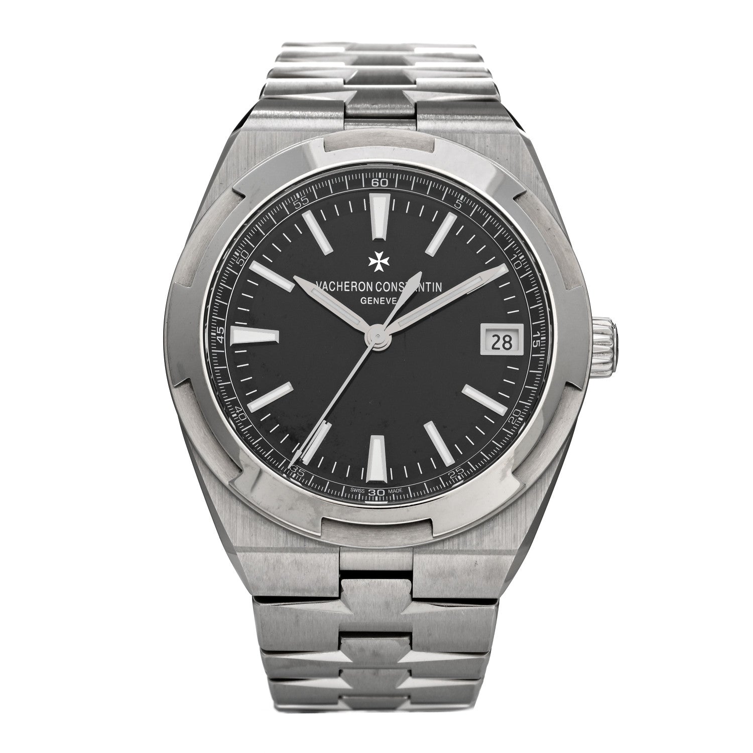 Vacheron Constantin Stainless Steel 41mm Overseas Automatic Watch Black 4500V/110A-B483 1 of 4