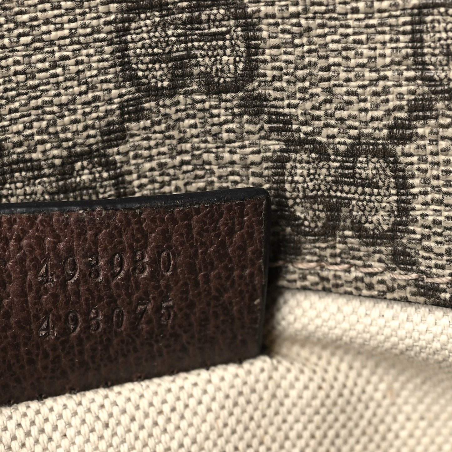 GG Supreme Monogram Neo Vintage Web Belt Bag Brown