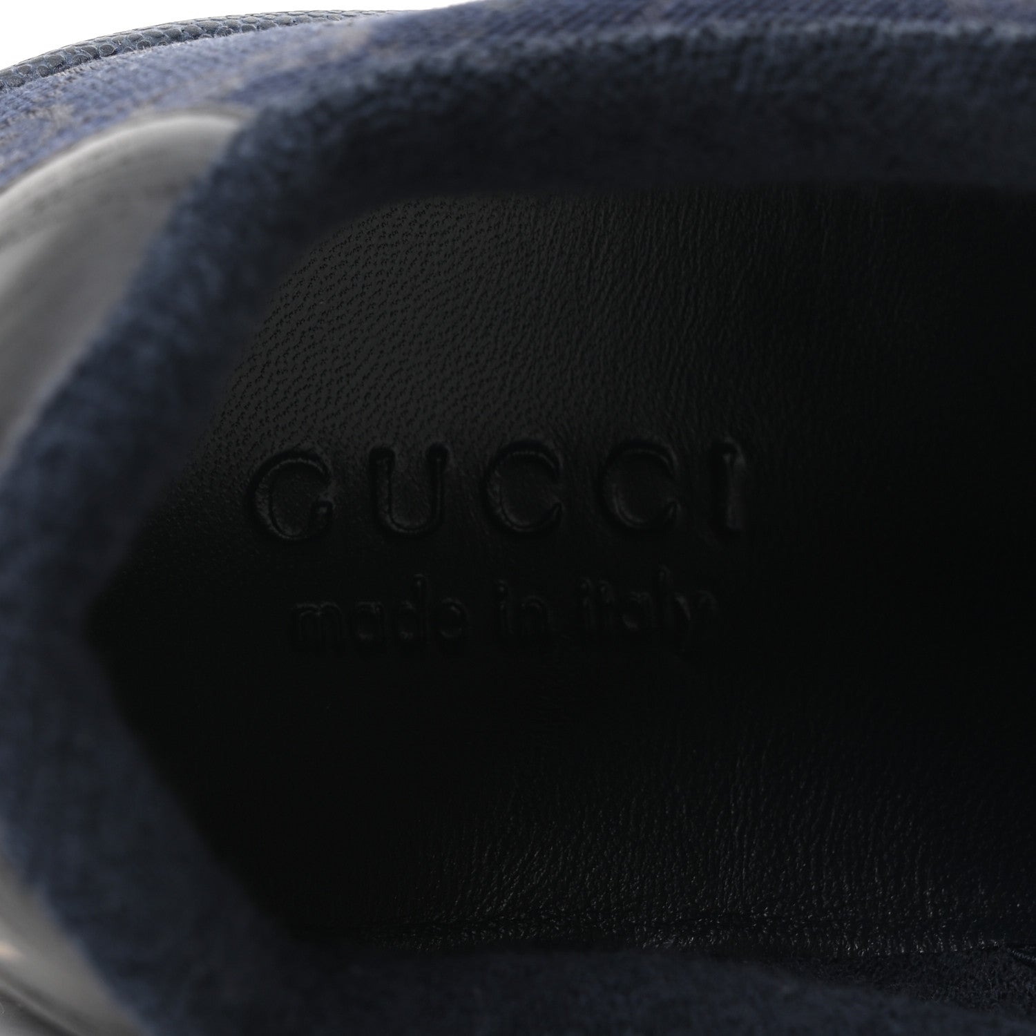 Gucci New Canvas GG Web Mens Screener Sneakers 8 Burgundy Navy 8 of 11