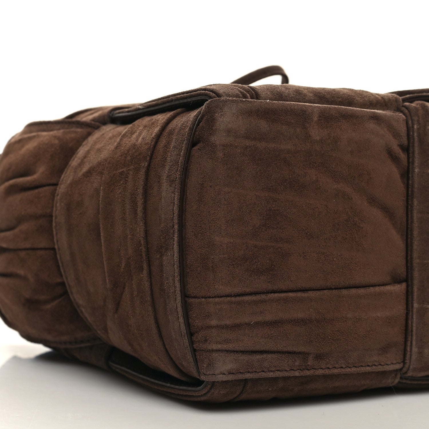 Bottega Veneta Suede Foulard Intrecciato Small Arco Tote Brownie 10 of 11