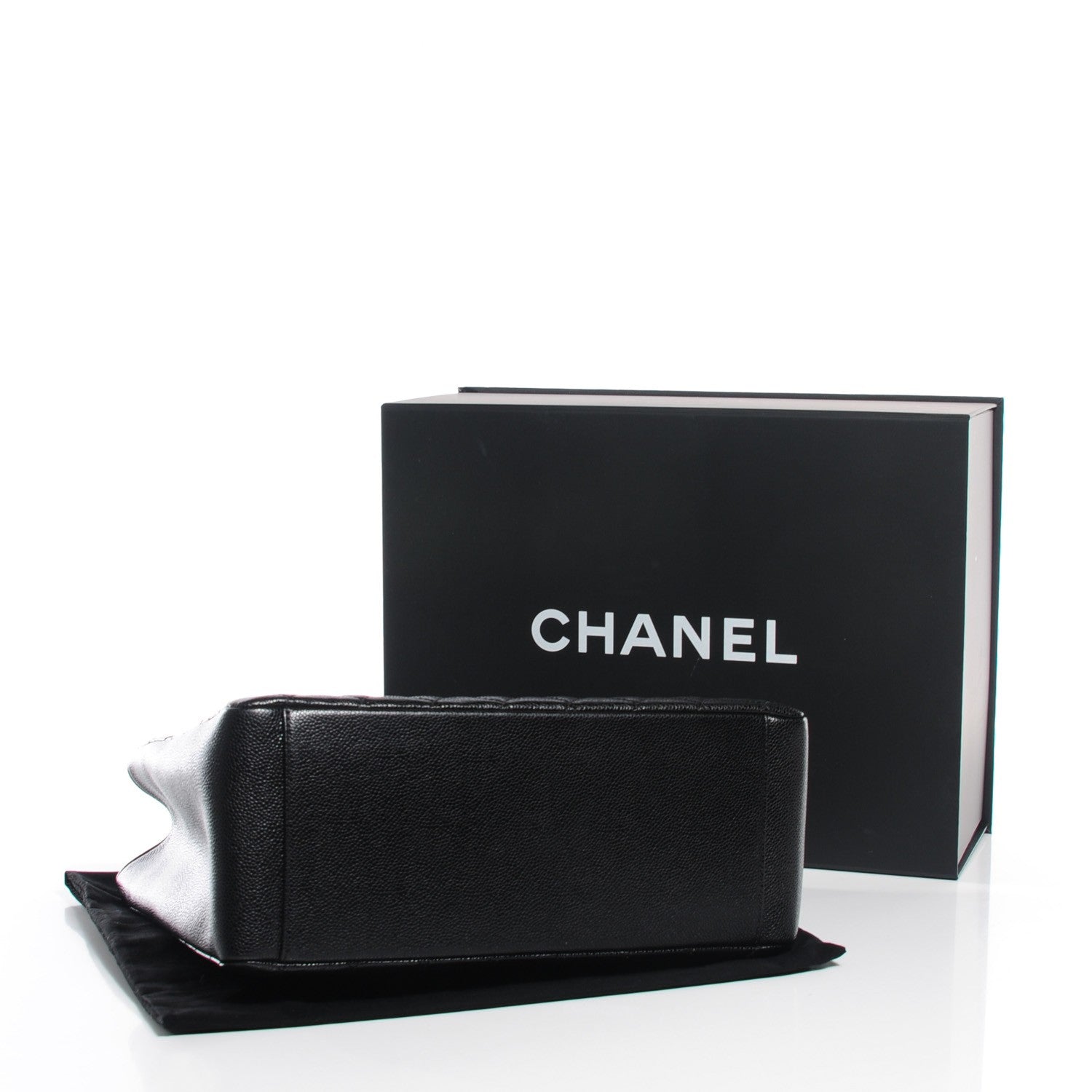 Chanel Caviar Quilted Grand Shopping Tote GST Black 4 of 7