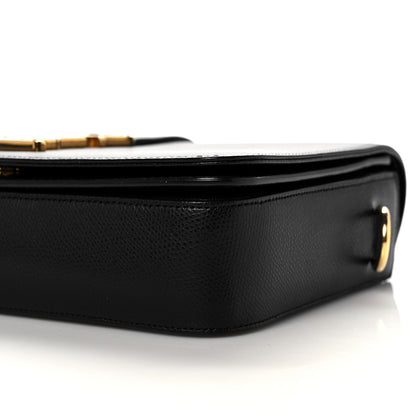 Saint Laurent Textured Calfskin Medium Classic Monogram Universite Bag Black 10 of 12