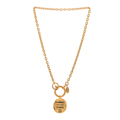 Chanel 31 Rue Cambon Paris CC Necklace Gold 3 of 6