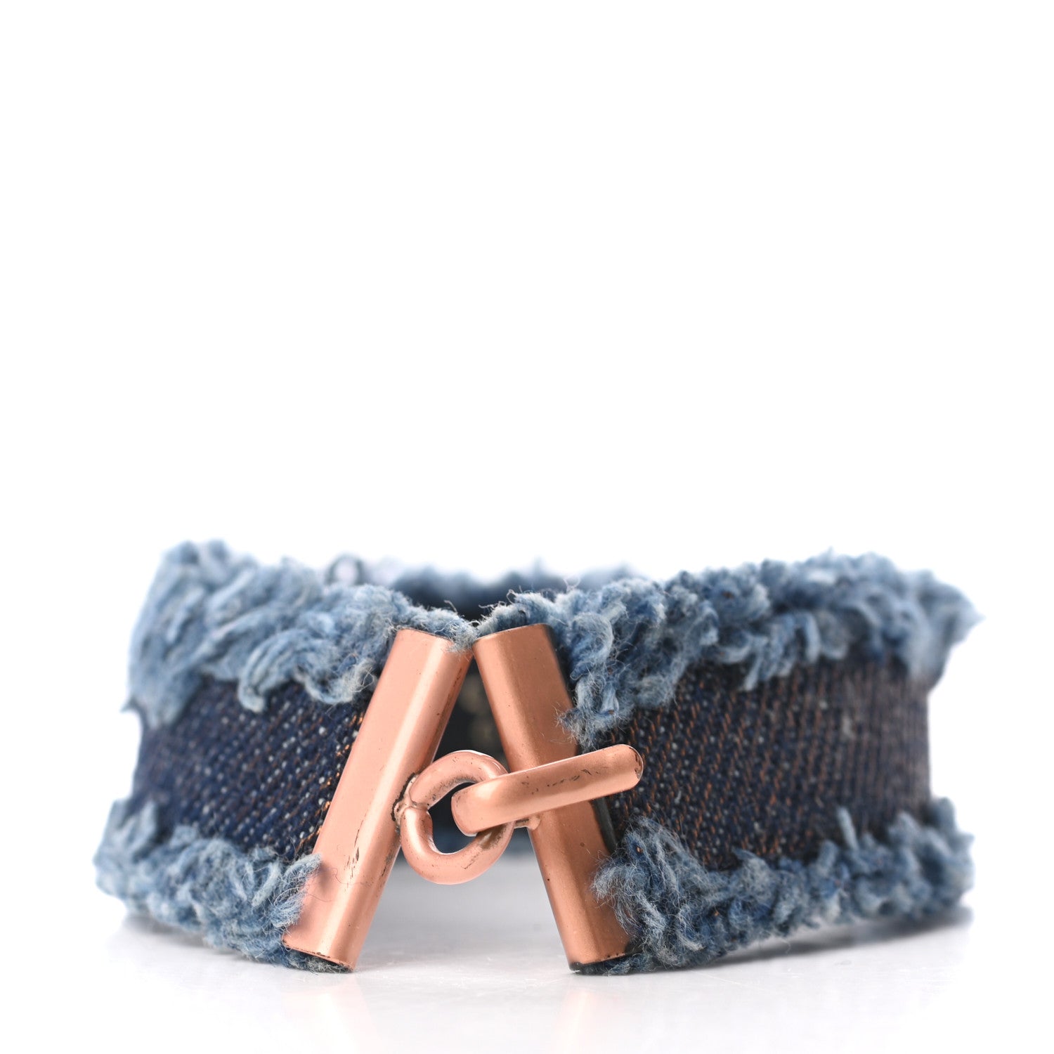 Chanel Denim Fringe Bracelet Blue 3 of 4