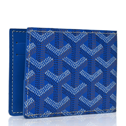 Goyard Goyardine Multi Slot Bi-Fold Wallet Sky Blue 3 of 10