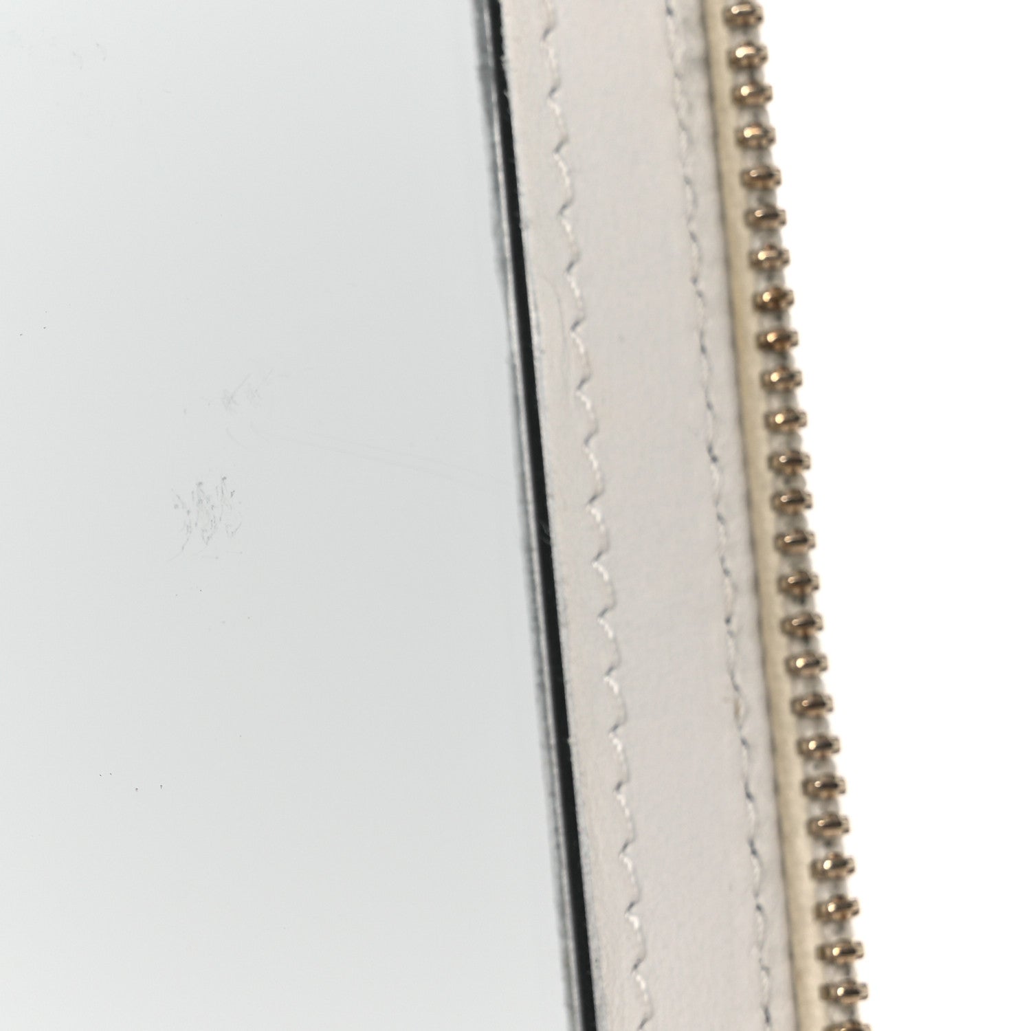 Chanel Caviar Quilted Crystal Hearts Small Vanity Case With Chain White 12 of 15