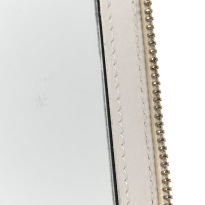 Chanel Caviar Quilted Crystal Hearts Small Vanity Case With Chain White 12 of 15