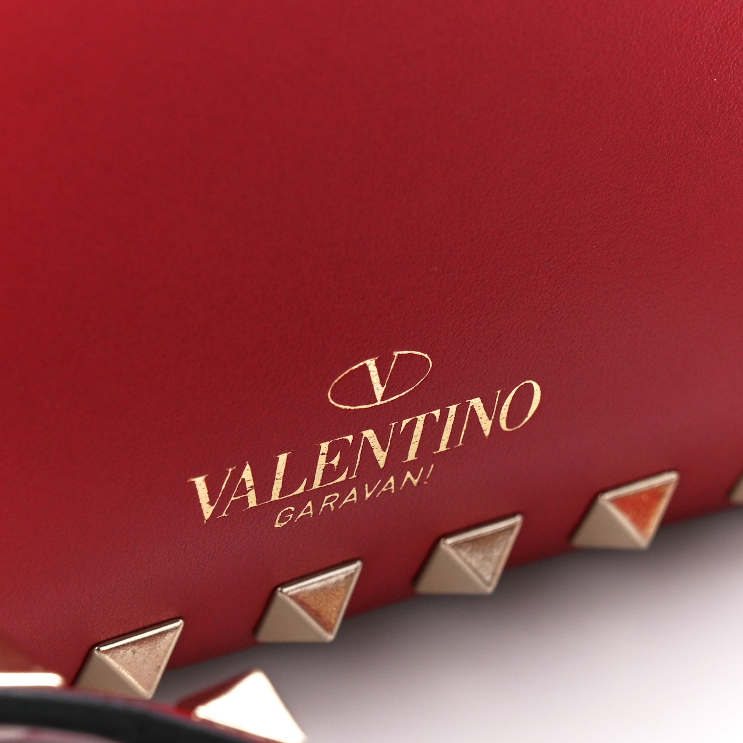 Valentino Garavani Calfskin Rockstud Camera Crossbody Bag Red 7 of 12