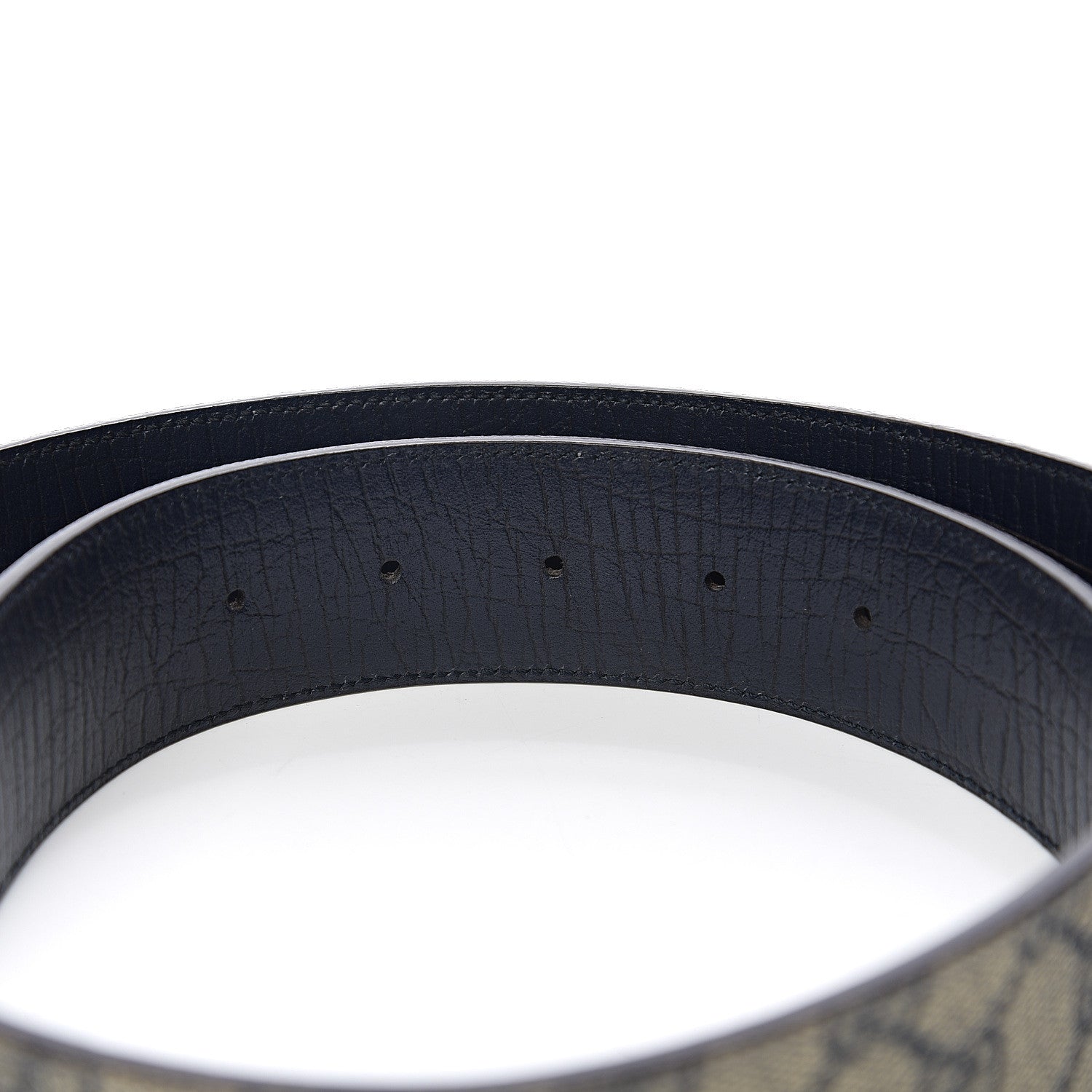 Gucci GG Plus Monogram Interlocking G Belt 75 Navy 5 of 6