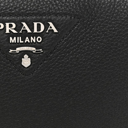 Prada Vitello Daino Soft Camera Crossbody Black 8 of 12
