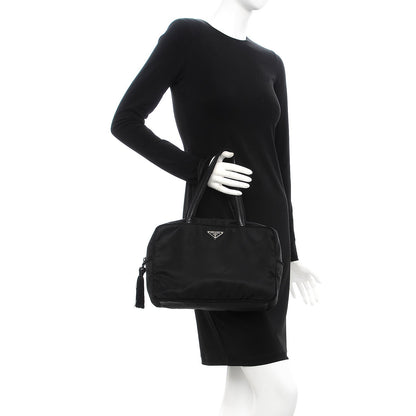 Prada Tessuto Nylon Passama Shoulder Bag Nero Black 3 of 8